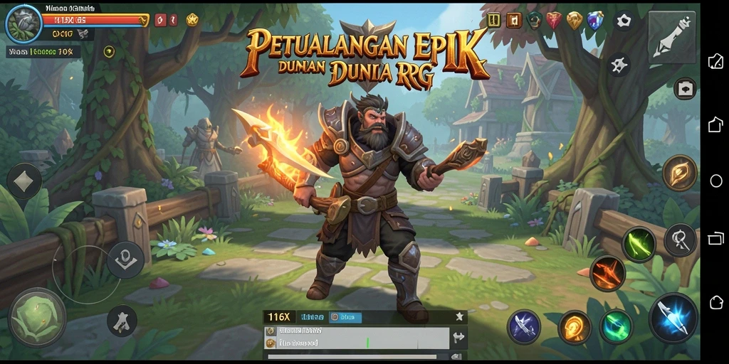 Tampilan menarik dari gameplay 116X yang penuh aksi.