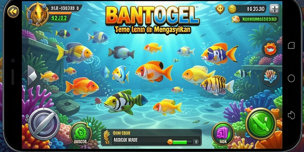 Menampilkan aksi menembak ikan yang mendebarkan dalam BANTOGEL.