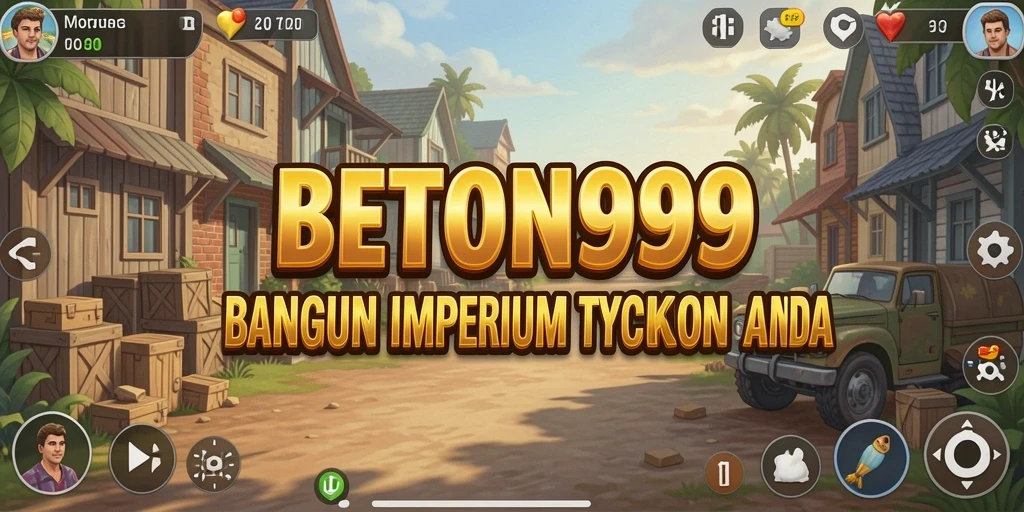 Tampilan gameplay <strong>BETON999</strong> saat membangun bisnis Tycoon.