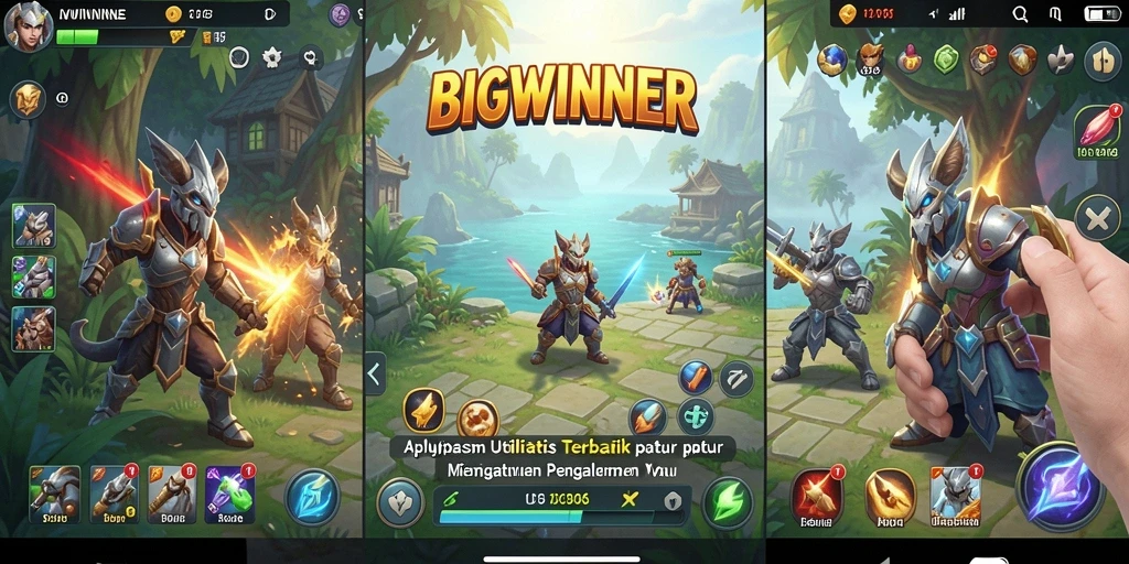 Tampilan antarmuka BIGWINNER yang intuitif dan fungsional.