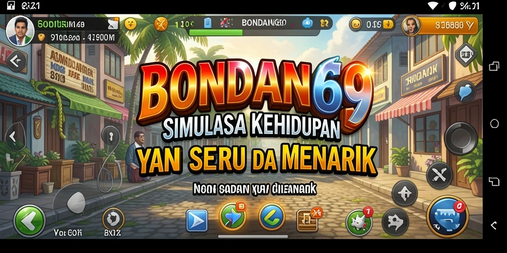 Tampilan gameplay seru dalam BONDAN69 yang penuh interaksi.