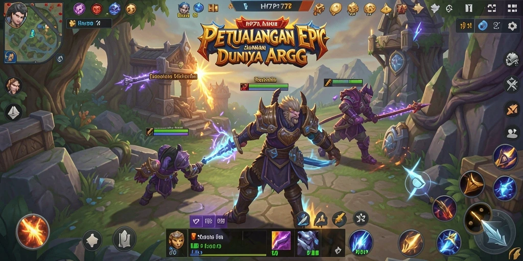 Gameplay seru dan mendebarkan dalam dunia ARPG.