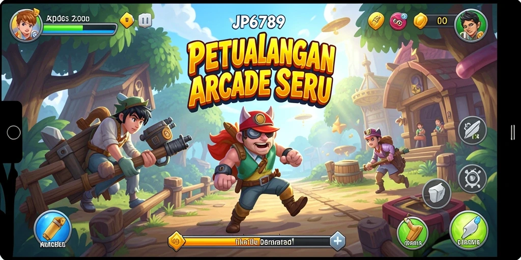Screenshot gameplay JP6789 yang menampilkan aksi seru di level menantang.