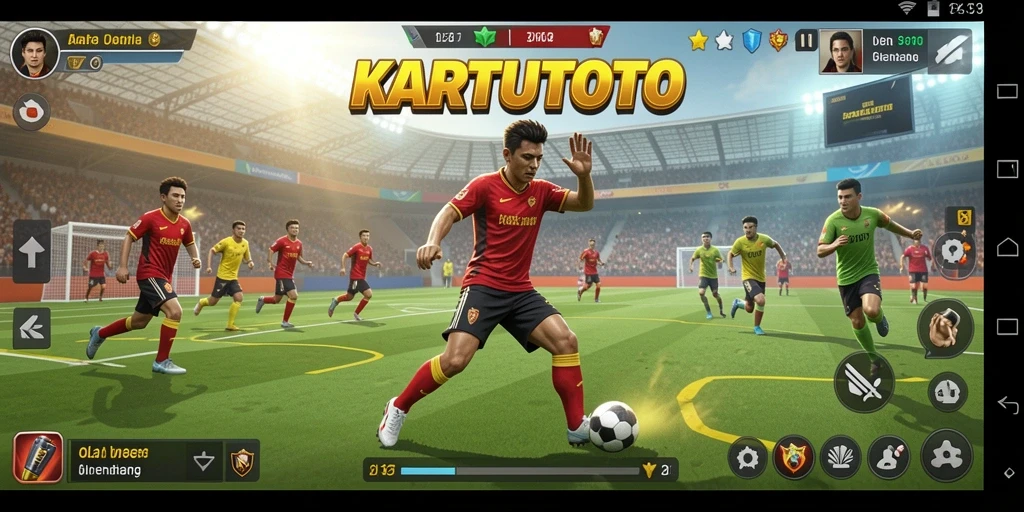 Tampilan gameplay seru dari KARTUTOTO di dunia olahraga.