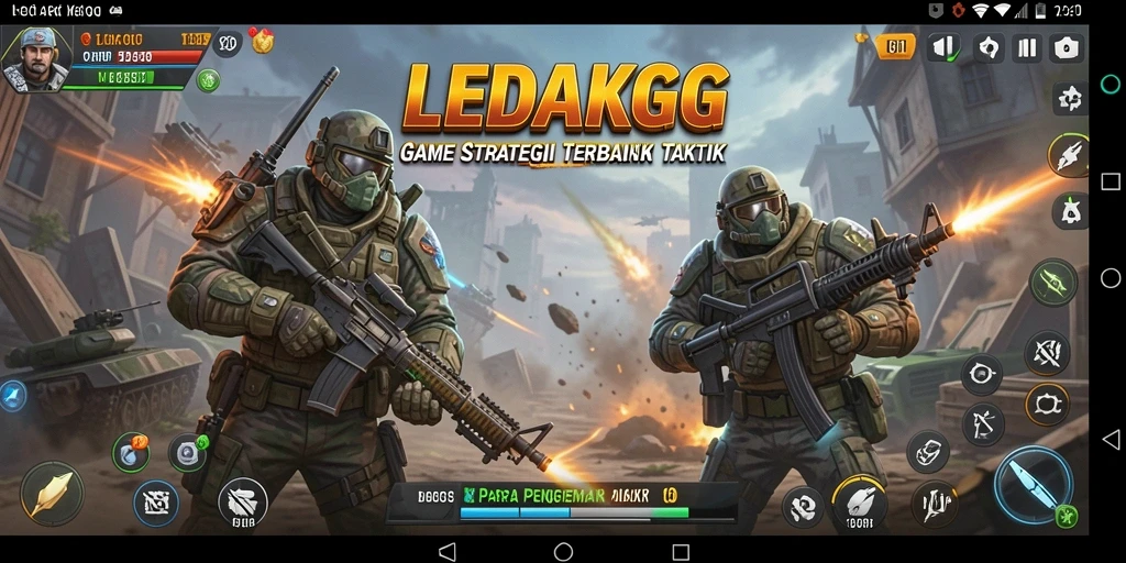 Tampilan gameplay <strong>LEDAKGG</strong> yang menarik dan penuh strategi.