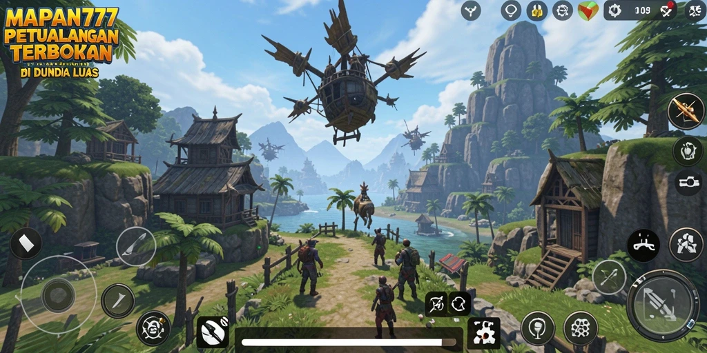 Gameplay seru di MAPAN777 dengan dunia terbuka yang luas.