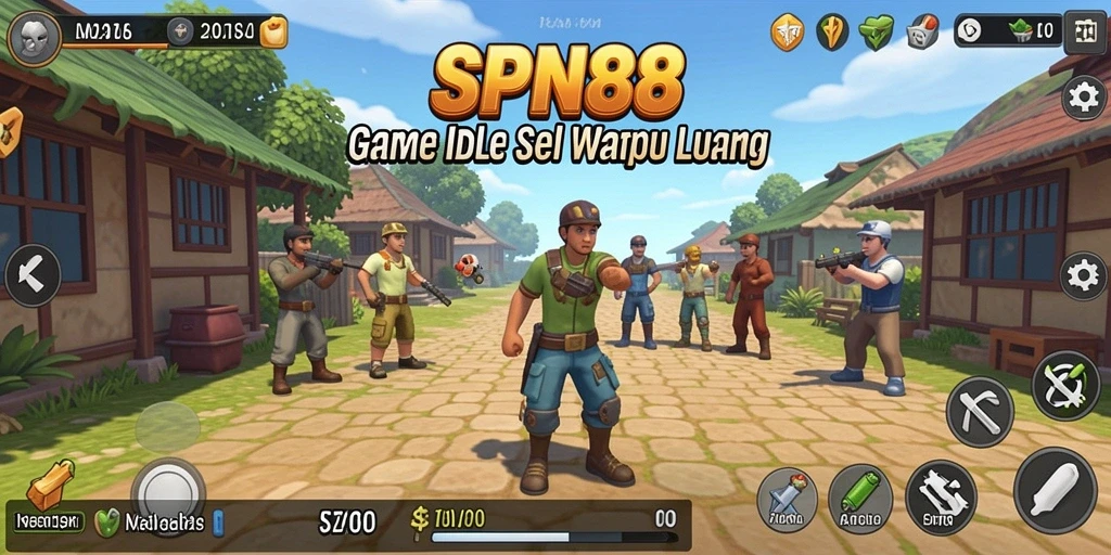 Tampilan gameplay menarik dari SPN88 yang memiliki elemen Idle.