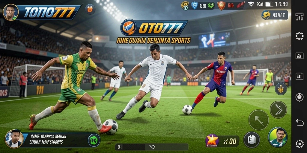 Screenshot gameplay yang menampilkan aksi olahraga seru di TOTO777.